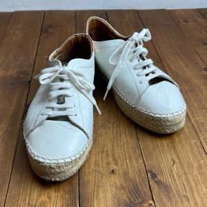 Dalson white leather espadrilles size 40